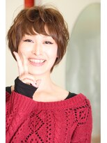 ヘアーファッジ(HAIR FUDGE) パーマ 『FUDGE』大人可愛いショートスタイル