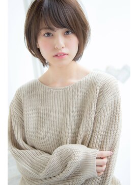 アンアミ オモテサンドウ(Un ami omotesando) 【Un ami】クラシカル・ミルクティーカラー　ボブ　松井