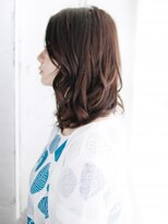 ヘアメイク ナル(hair make nalu)&nbsp;かきあげ前髪のゆるミックスカール