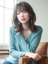 【AFLOAT 晃輔】20代30代大人可愛い 小顔くびれセミディ髪質改善