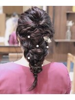 ヘアー リッツ 武豊店(Hair Ritz) 編み下ろしヘアー