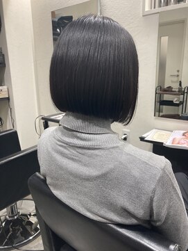 ヘアースタジオゼン アドバンス(hair studio Zen advance) 前下がりボブ