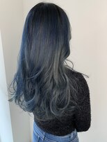 ピークスヘア(peaks hair) ツヤブルーカラー