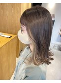 インナーハイライト×ハニーベージュ