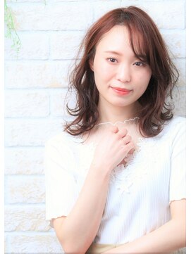 ソア 武蔵小杉(SOAR) イメチェン前髪くびれイヤリングカラーのラベンダーカラー