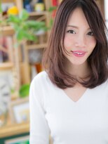 カバーヘア ブリス 上尾西口店(COVER HAIR bliss)&nbsp;★かきあげバングアシンメトリーくびれミディ20代30代40代★8