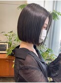 ◎ぱつっとボブ♪オリーブグレージュ