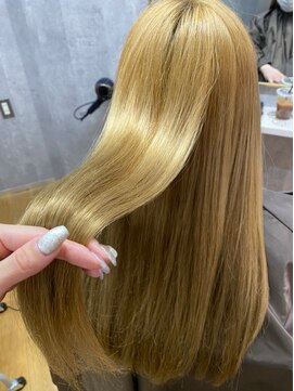 カームバイリコ 学芸大学(calm by liko) 美髪/大人かわいい/こなれミディ/サンドベージュ[学芸大学]