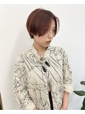 ハンサムショートとオレンジブラウン