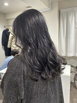 エン 仙台(en) 1回ブリーチ/ラベンダーグレー/黒髪/こなれヘア