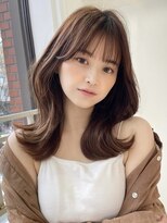 フォルテ 城北店 切りっぱなしボブ/エアリーロング/美髪/ピンクブラウン