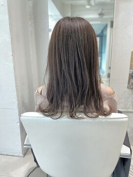 ファイブボックスヘアー 広島(five vox hair) 予防美容ケアカラーミルクティーベージュ