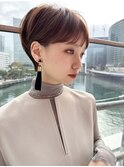 丸みショート/ショート/ショートカット/前髪ありショート