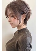 ひし形小顔×大人ショートボブ/30代40代