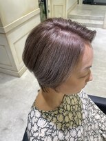 アソビ 表参道(ASOBI) 黒髪/グレーベージュ/レイヤーロング/前髪パーマ