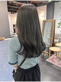 オリーブグレージュ透明感ラベンダーアッシュ
