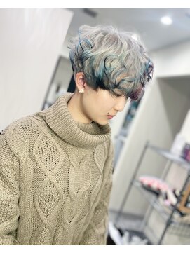 ハビット (habitt) ショート難波/デザインカラー難波/ケアブリーチ