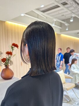 サンド 名古屋(sand) ぱつっとボブ