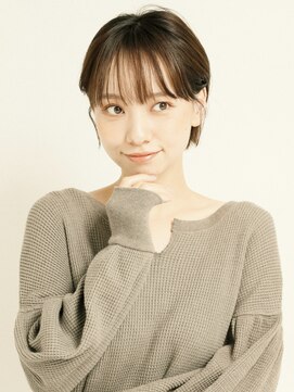 オンク 新宿(onk) 黒髪/グレーベージュ/レイヤーロング/前髪パーマ[新宿駅]