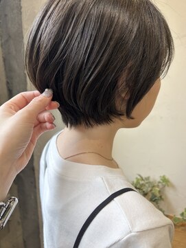 ゴーシェン 津田沼本店(Goshen) まるみショート×アッシュブラウン