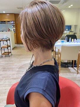 レクタ(recta) 大人40代白髪ぼかし透明感ブラウンショート