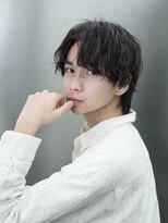 リップス 立川(LIPPS)&nbsp;アップバングツイスト 黒髪 学生向け