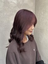 インフィニティー infinity HAIR SPACE BLOOM ボルドーカラー