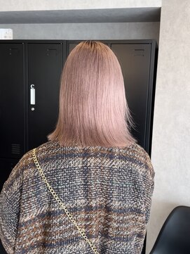 ジゼル 小倉(GiseL) 切りっぱなし/ピンクベージュ