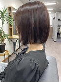 ボブ/ベージュカラー