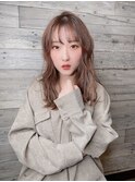 黒髪/クラゲヘアー/オリーブグレー/小顔/ココアベージュ