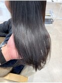 髪質改善　レイヤーカット　７トーン　オリーブベージュ