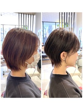 ヘアメイク アース ユーカリが丘店(HAIR & MAKE EARTH) ショートスタイル