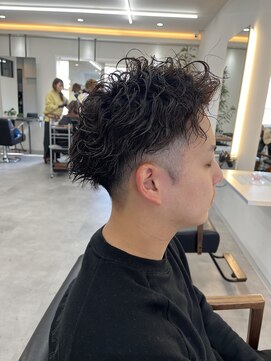 リエンスクレア(RIENS xrea) 【xrea】オリジナルパーマ×山内一樹