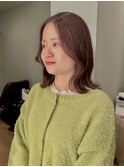 10代20代　流行りトレンド　韓国くびれヘアー　ヨシンモリ