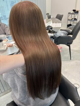 ジーナリア(Xena ria) 《衣織》オリーブベージュ/ケアブリーチ/ケアカラー