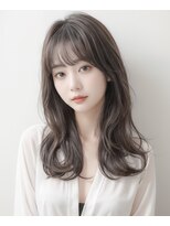 リン(Lin.) サイドバング×韓国×外ハネ×セミロング