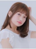 大人ガーリーセミロング/髪質改善/アースカラー/30代40代50代