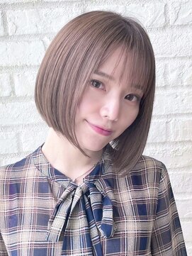 ルージュシー 堀江(RU10C) 髪質改善/ハイライト/ブリーチ/ベージュ/レイヤーカット/韓国