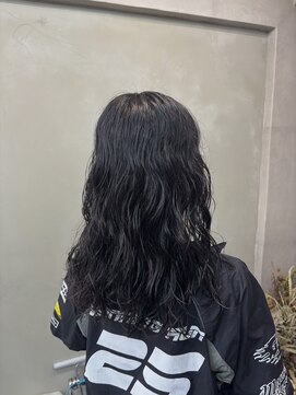 ファビ 渋谷(Fab) くびれヘア/暗めカラー/アプリコットオレンジ/縮毛矯正