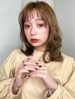 カバーヘア イヴ 戸頭店(COVER HAIR EVE)&nbsp;カーキベージュアッシュくびれヘアウルフカットp1戸頭10代20代
