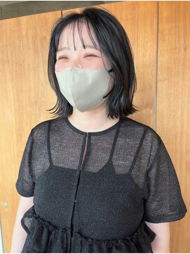 フレイムスヘアデザイン(FRAMES hair design) ブルージュ/切りっぱなしボブ