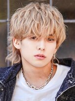 MEN'S HAIR BLEACHi 北18条店【12月5日オープン（予定）】 《BLEACHi》ハイトーンマッシュウルフ【numberA.×BLEACHi】