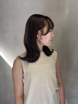 顔周りカット 後れ毛カット