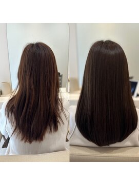 シンズ 銀座(sins) 30代　まとまりづらい髪も柔らかく矯正