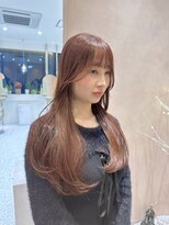 オン キャナルシティ博多前店(on)&nbsp;【哉汰】レッドブラウン/艶髪/レイヤーカット20代