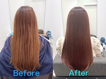 ナカナカ 東中野(naka.naka)の雰囲気(内部補修、水分補給、熱反応TR、縮毛矯正【髪質改善】)