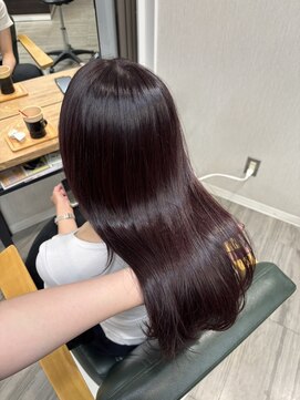 ライズ バイ レボ(RISE by REVO) 大人かわいい/レイヤーロング/グレーベージュ/前髪パーマ/我孫子