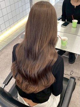 サンクマーケット 渋谷(cinq MARKET) 渋谷ブリーチなしダブルカラーレイヤーカットチャコールグレー