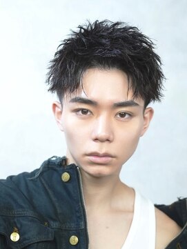 Men's hair FACE。【メンズ ヘア フェイス】【2月26日OPEN予定】 清潔感×無造作束間!アップバングスタイル