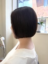 ラ ポルト ドゥ サワ(La Porte de SAWA)&nbsp;ミニボブ◎前髪なし×センターパート◎美人ヘア